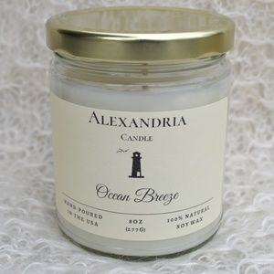 Ocean Breeze (Juniper) Soy Wax Candle 8oz